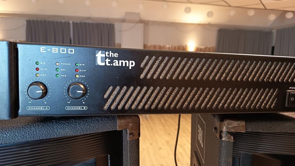 Eindversterker The T.amp E800, Muziek en Instrumenten, Ophalen of Verzenden, Gebruikt, Minder dan 500 watt