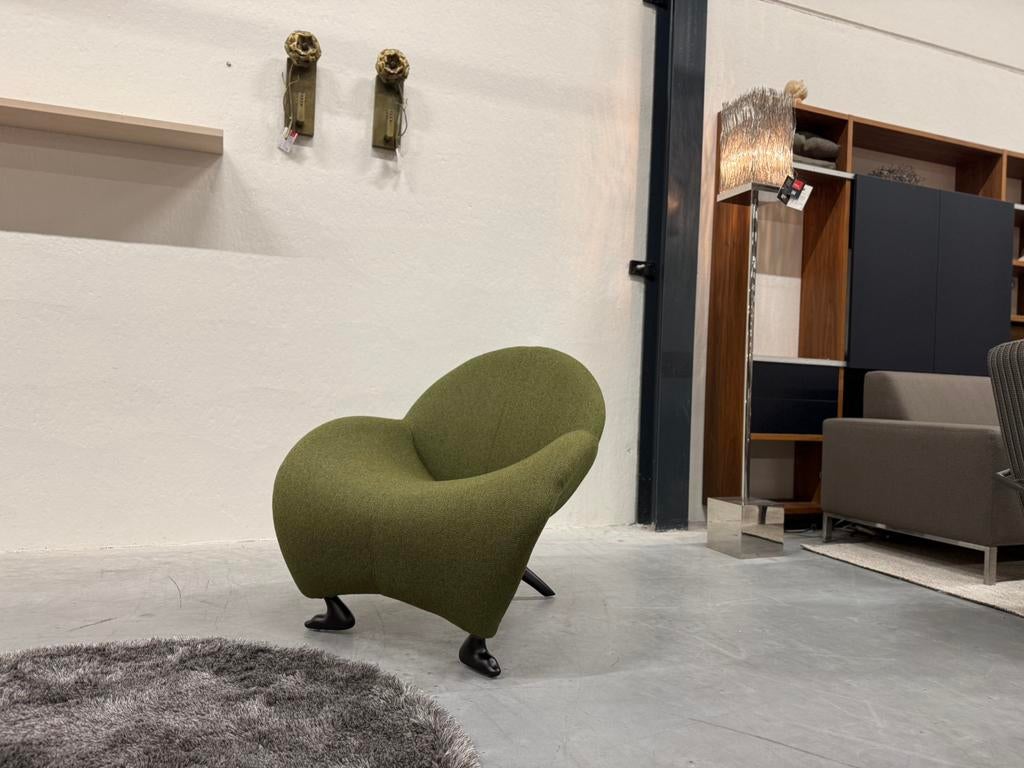 Nieuw Leoux Papageno Fauteuil groen stof Design stoel, Huis en Inrichting, Fauteuils, Nieuw, Stof, 50 tot 75 cm, 75 tot 100 cm