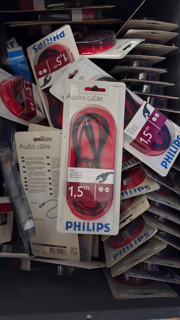 Philips 1.5m Tulp Audio Kabel (50 stuks), Ophalen of Verzenden, Nieuw, Minder dan 2 meter, Interlink-kabel