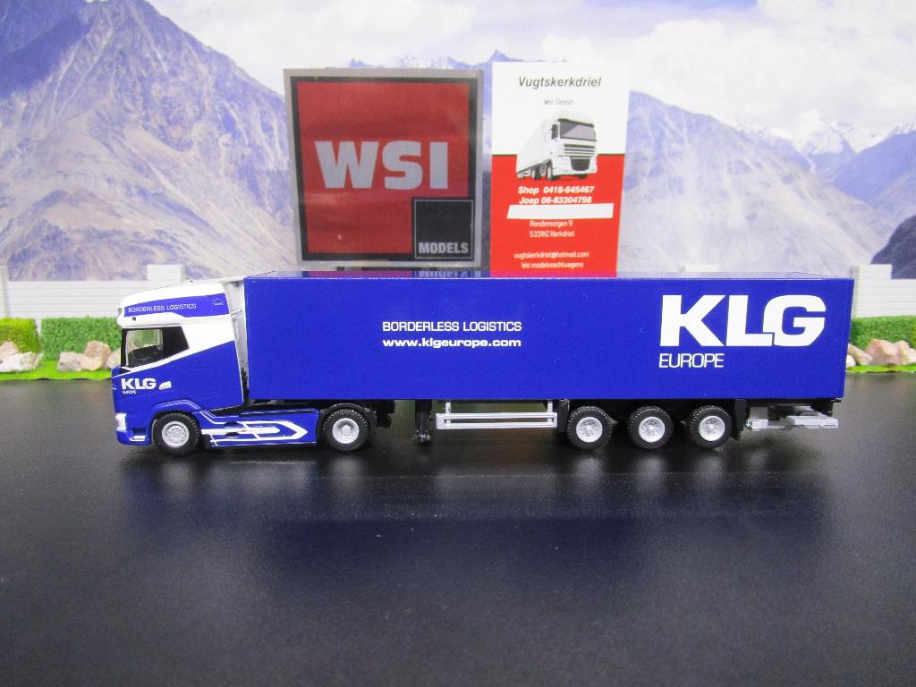 Wsi 71-2047 Daf XG+ MY25 , KLG Europe (Schaal 1:87), Hobby en Vrije tijd, Ophalen, Nieuw, Bus of Vrachtwagen, Wsi