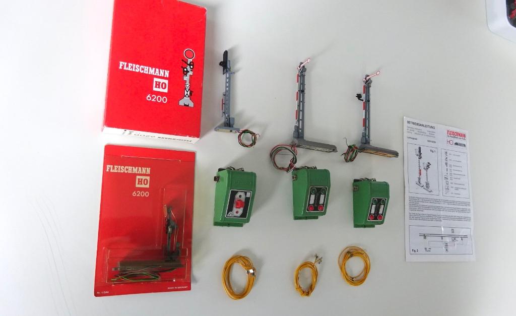 Fleischmann seinen 6205 6226 6200 inclusief schakelkastjes, Gebruikt, Gelijkstroom, Fleischmann, Overige typen