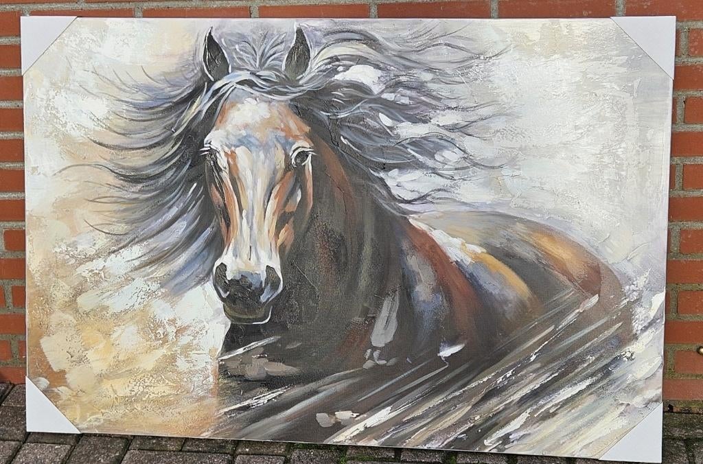 SCHILDERIJ / CANVAS / PAARD