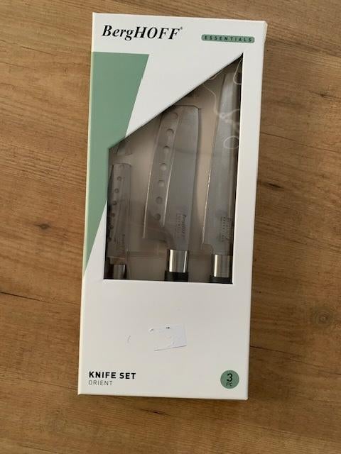 Messenset BergHoff NIEUW!!!, Ophalen of Verzenden, Nieuw, Rvs of Chroom, Los bestek