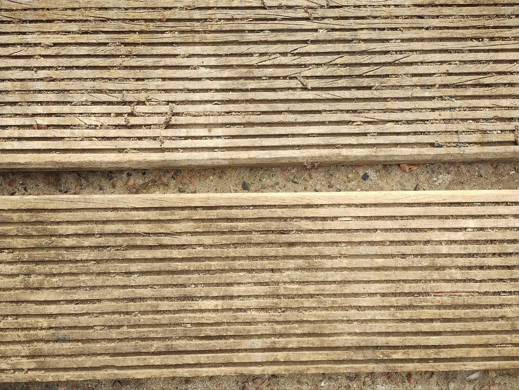 Houten vlonders (2 stuks), Ophalen, Gebruikt, Hout