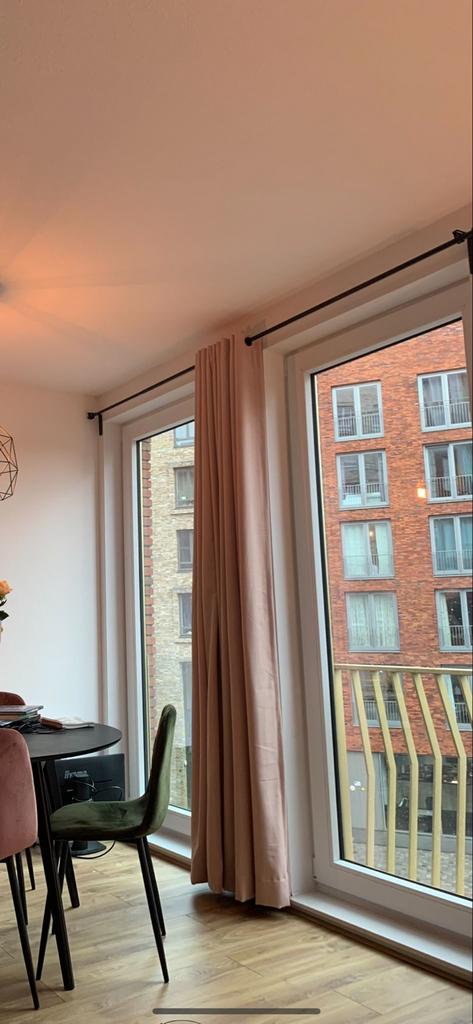 3x Oud Roze gordijnen Kwantum, kleur Toby Roze, Huis en Inrichting, Ophalen, Gebruikt, Overige kleuren, 200 cm of meer