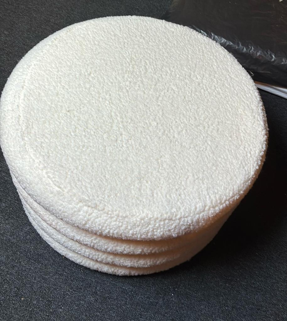 Teddy poef, Huis en Inrichting, Banken | Voetenbanken en Poefen, Ophalen, Zo goed als nieuw, Rond, 50 tot 75 cm