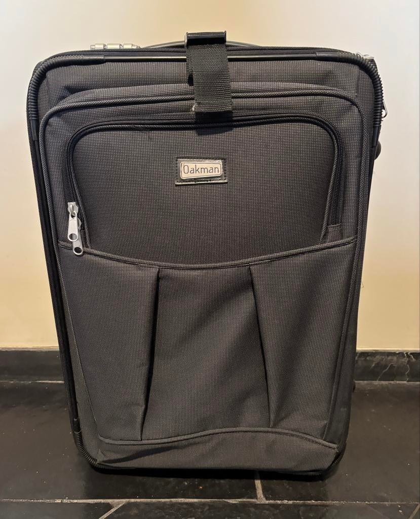 Oakman Koffer, Sieraden, Tassen en Uiterlijk, Koffers, Ophalen, 50 tot 60 cm, Zo goed als nieuw, Zacht kunststof