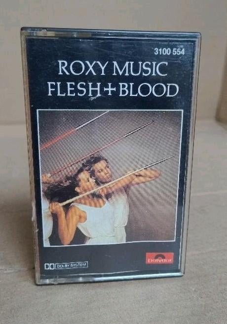 Muziek cassette van Roxy music - Flesh & Blood, Gebruikt, 1 bandje, Ophalen of Verzenden, Origineel