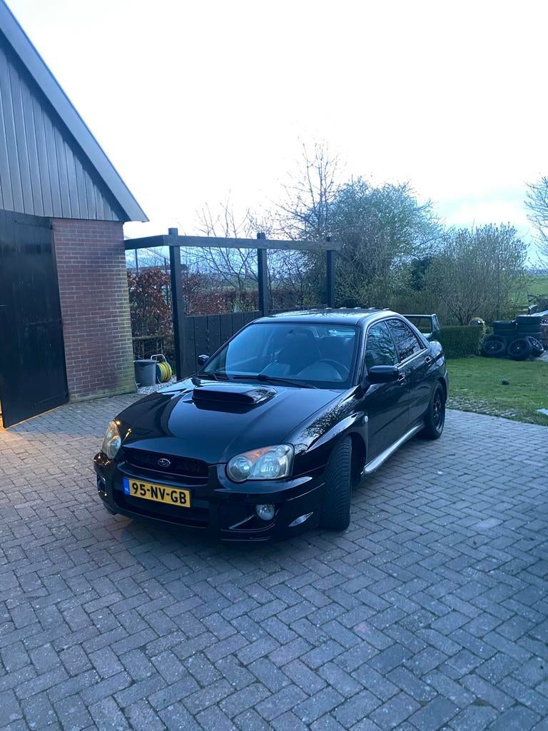 Subaru Impreza WRX (Sti) 2004 Java Black, 1994 cc, 1345 kg, 4 cilinders, Zwart