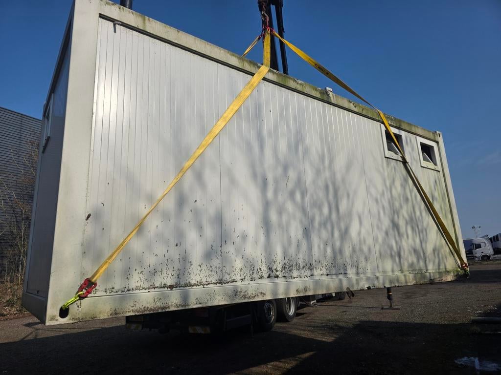 Sanitair douche unit container met douches, toiletwagen, Ophalen of Verzenden, Zo goed als nieuw, Douche