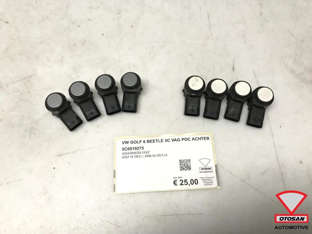 VW Golf 6 Beetle 5C VAG PDC Parkeersensor Achter 5C6919275