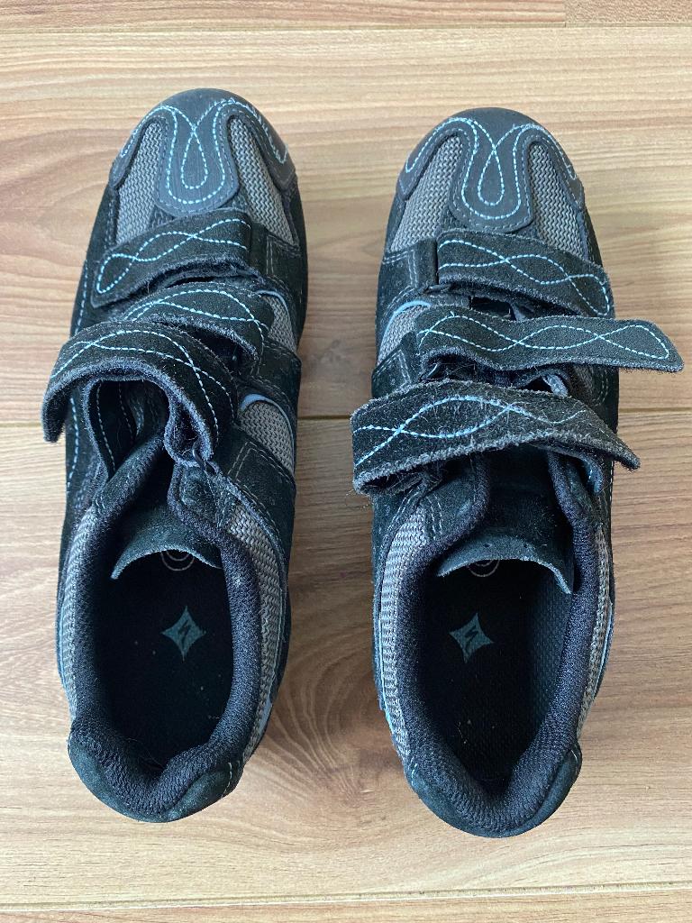 Fietsschoenen gebruikt, overschoenen en bril, Overige merken, Gebruikt, Dames, Schoenen