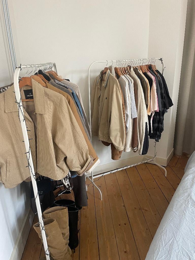 Clothing Rack / Clothes Rail – White - IKEA – Maastricht, Kleding | Dames, Ophalen