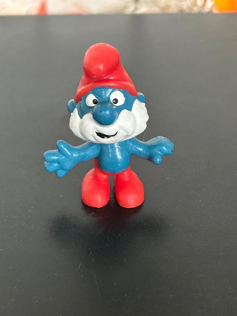 Schleich 20001 Grote Smurf 1989, Verzamelen, Smurfen, Ophalen of Verzenden, Gebruikt, Grote Smurf, Poppetje, Figuurtje of Knuffel