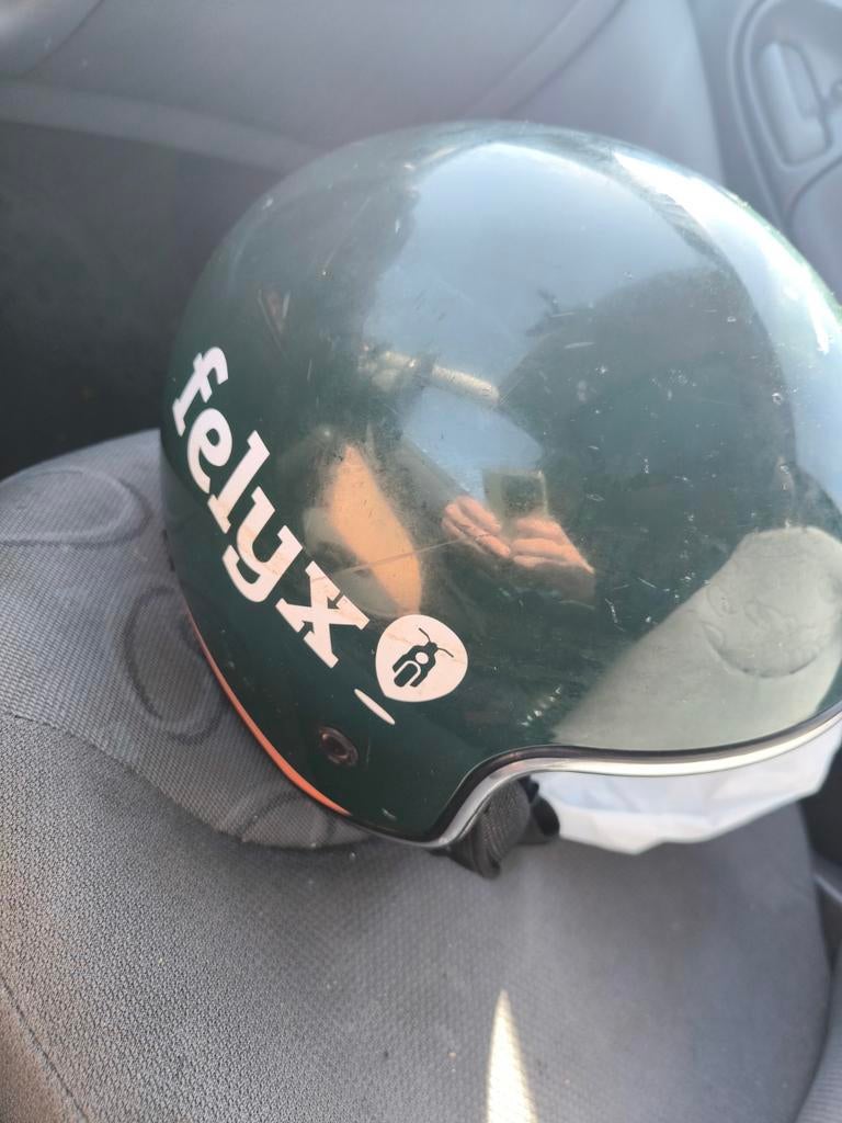 Felyx Jethelm - Maat L - Groen, Overige merken, Dames, Jethelm, Ophalen of Verzenden