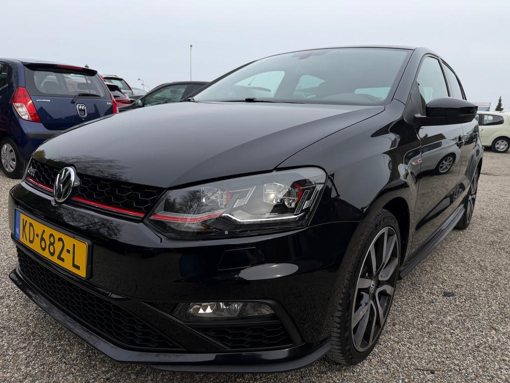 Volkswagen Polo 1.8 TSI GTI NL Auto 85000km NAP Dealer Onder, Gebruikt, Euro 6, Zwart, Origineel Nederlands