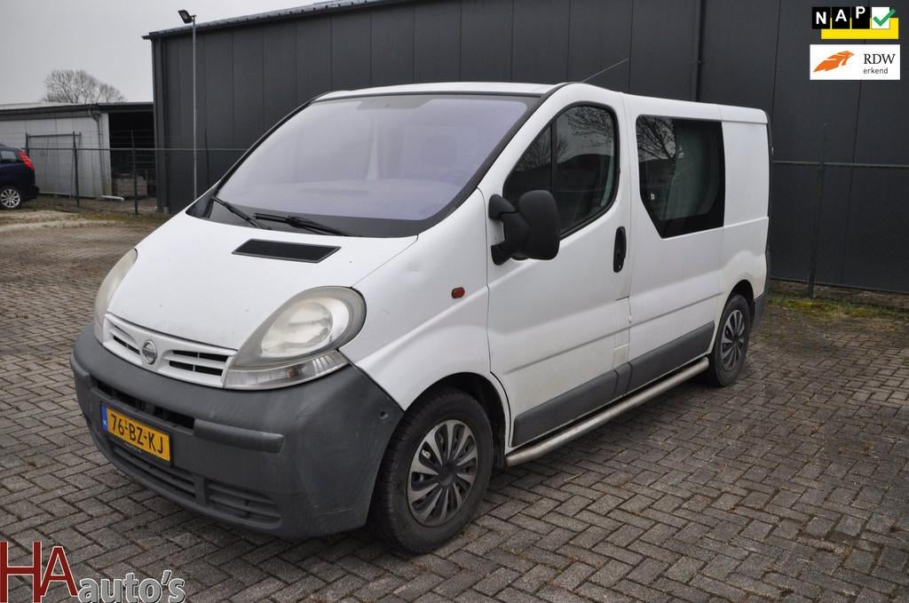 Nissan Primastar 100.27-310 1.9 DCi Dubbel cabine C *AIRCO*, Auto's, Bestelauto's, Voorwielaandrijving, 101 pk, Gebruikt, 4 cilinders