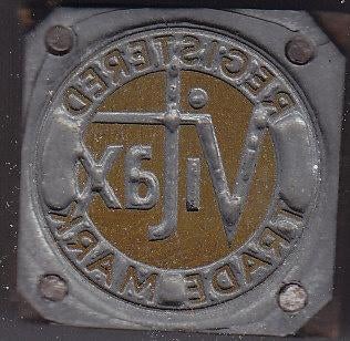 Cliché / Drukplaat - Registeret VITAX Trade Mark, Antiek en Kunst, Ophalen of Verzenden