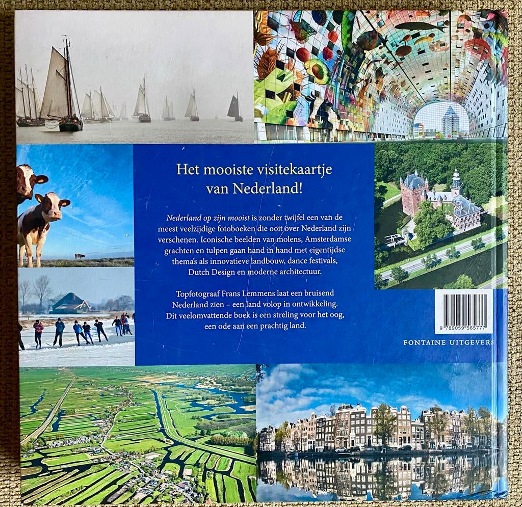 Nederland op zijn mooist - Frans Lemmens (Hardcover), Ophalen of Verzenden, Zo goed als nieuw