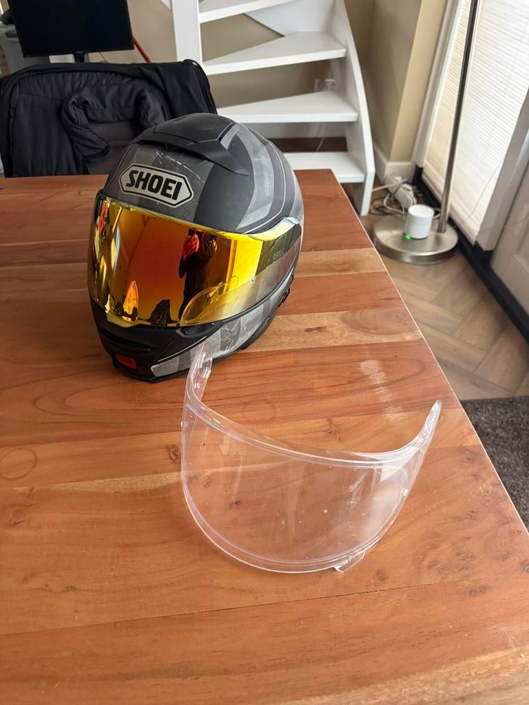 Shoei neotec 3 systeemhelm maat S, Motoren, Kleding | Motorhelmen, Ophalen of Verzenden, Tweedehands, Systeemhelm, Shoei