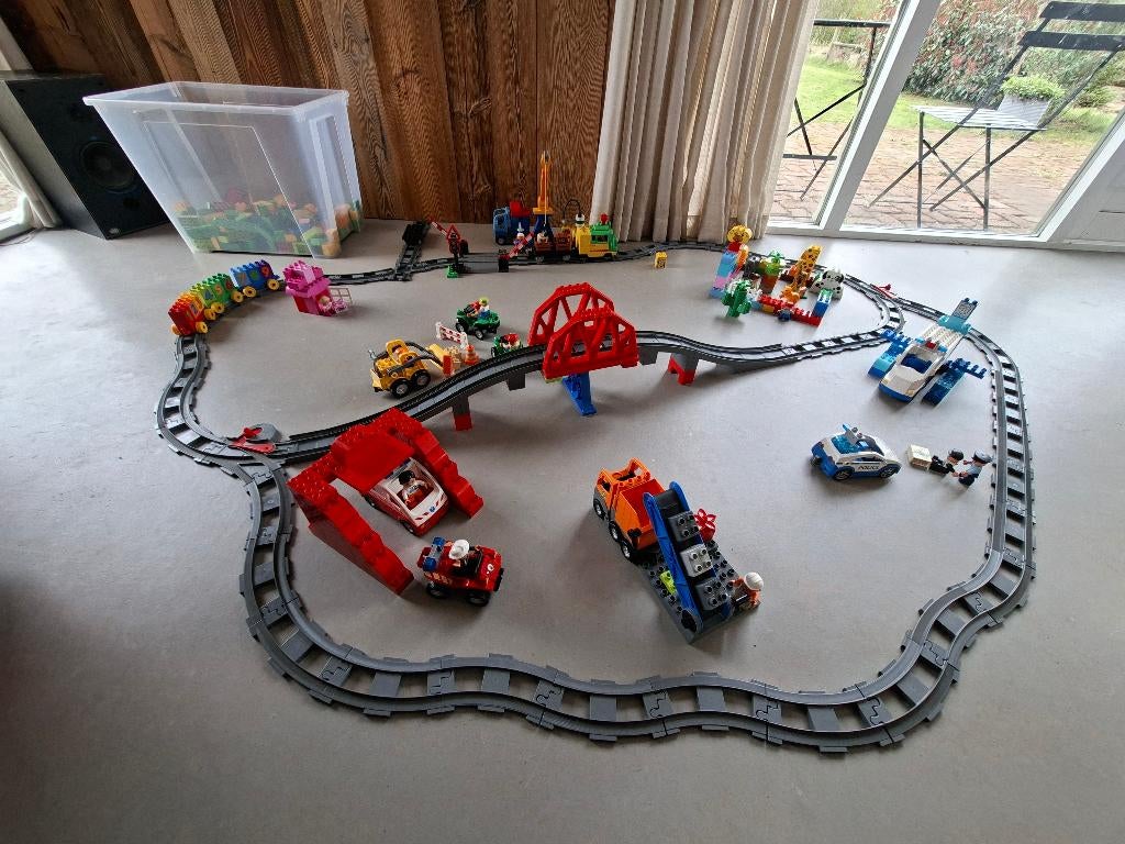 Duplotrein en heel veel meer!, Ophalen, Gebruikt, Complete set, Duplo