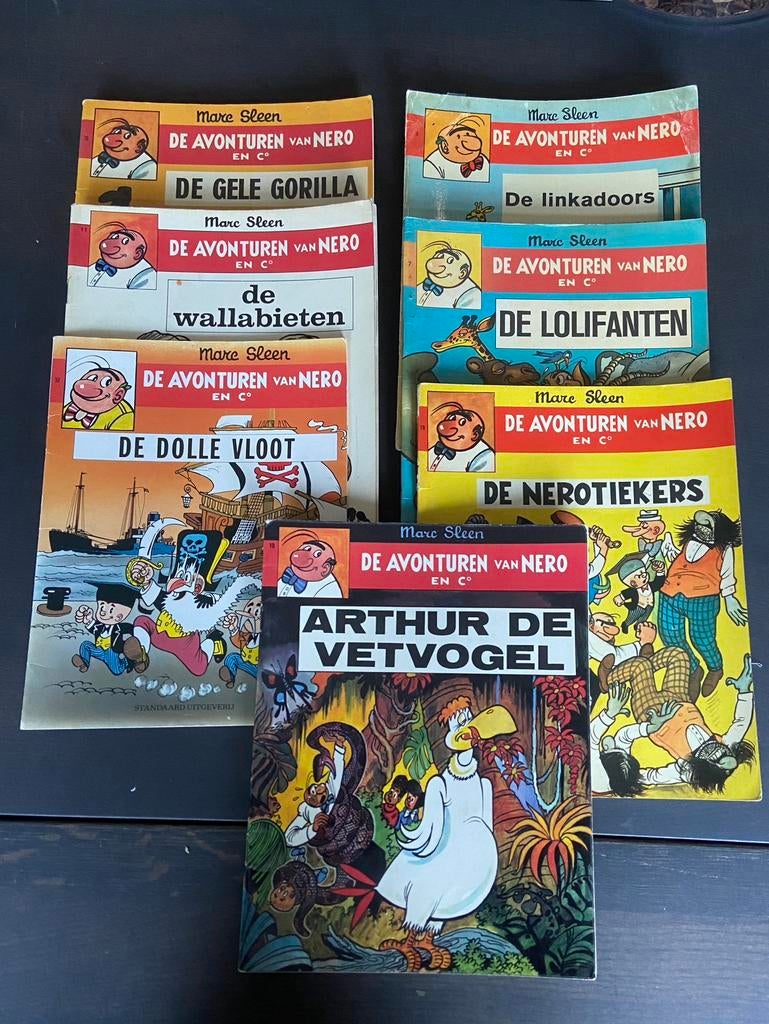 Serie 7x stripboeken Nero en Co, Boeken, Meerdere stripboeken, Ophalen of Verzenden, Zo goed als nieuw