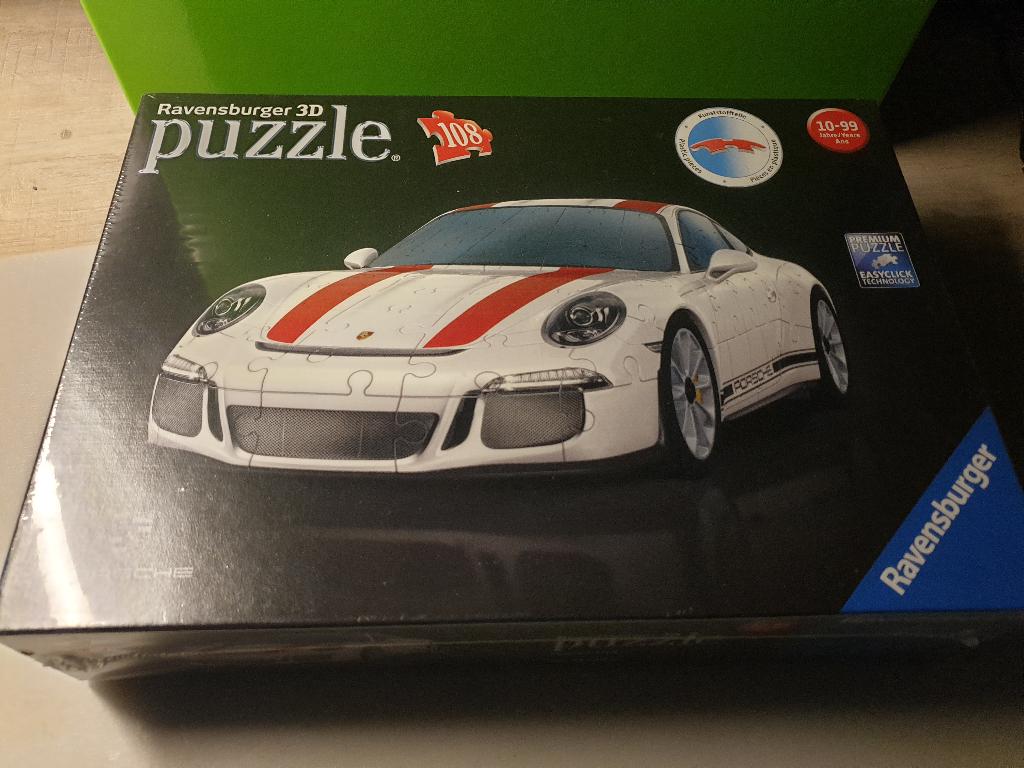 3D Puzzel - Porsche 911 R (Ravensburger), Ophalen of Verzenden, Minder dan 500 stukjes, Nieuw, Rubik's of 3D-puzzel