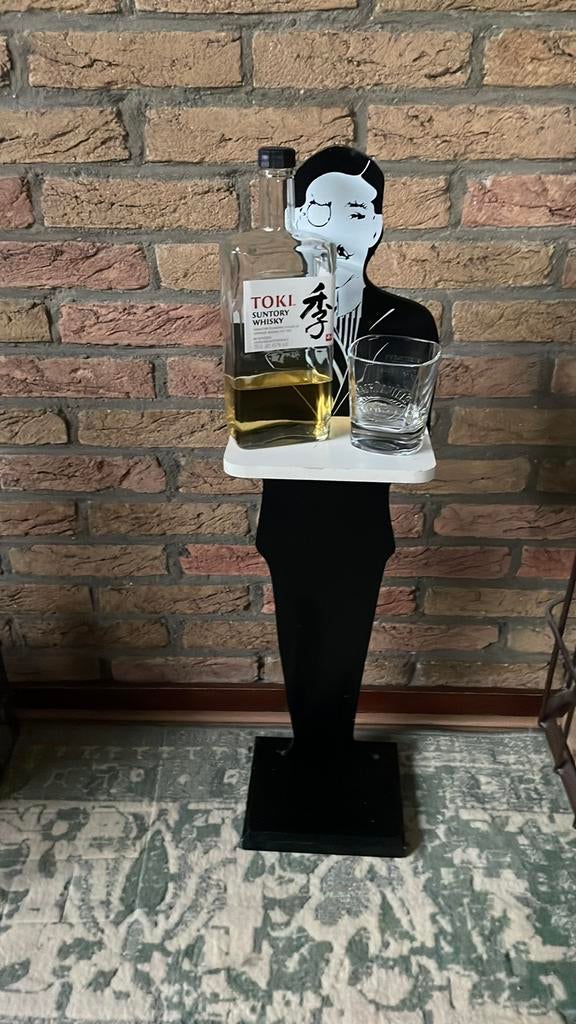 Vintage butler tray plantentafel/ bijzettafel prima., Minder dan 55 cm, Ophalen of Verzenden, Zo goed als nieuw, 60 cm of meer