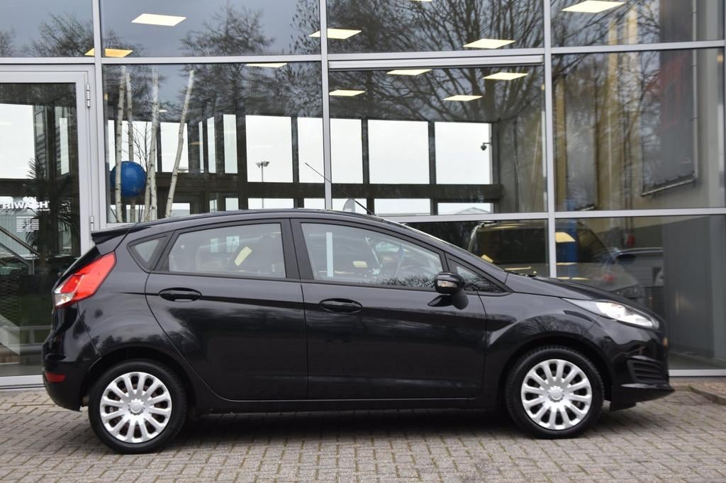Ford Fiesta 1.0 Style airco Elek. Ramen Cd 5Drs. 1ste Eigena, Euro 5, Stof, Zwart, 525 kg