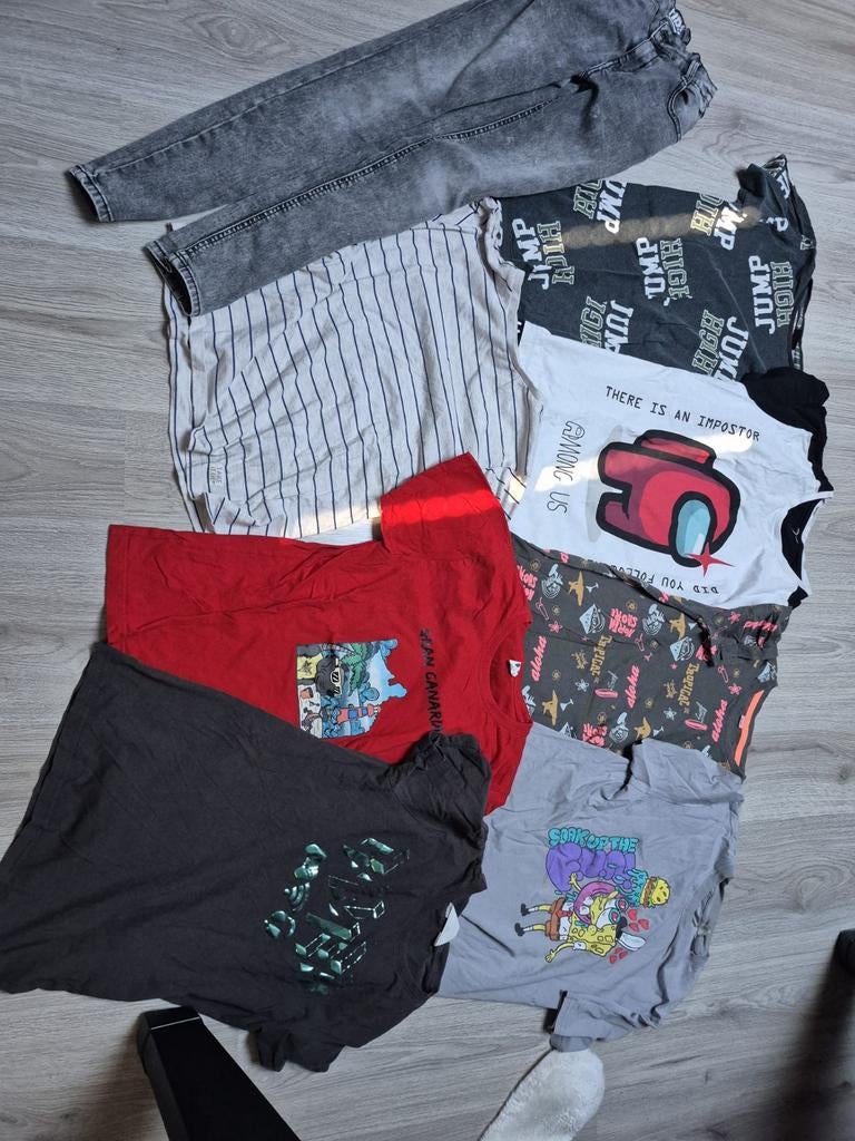 Maat 158 jongens kleren gedragen, Kinderen en Baby's, Ophalen, Gebruikt, Maat 158