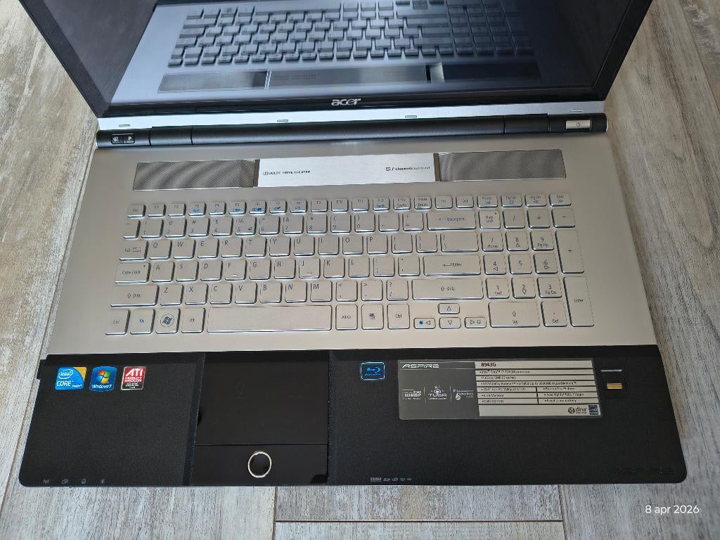 acer laptop, Ophalen, HDD, 2 tot 3 Ghz, Intel® Core™ i7 