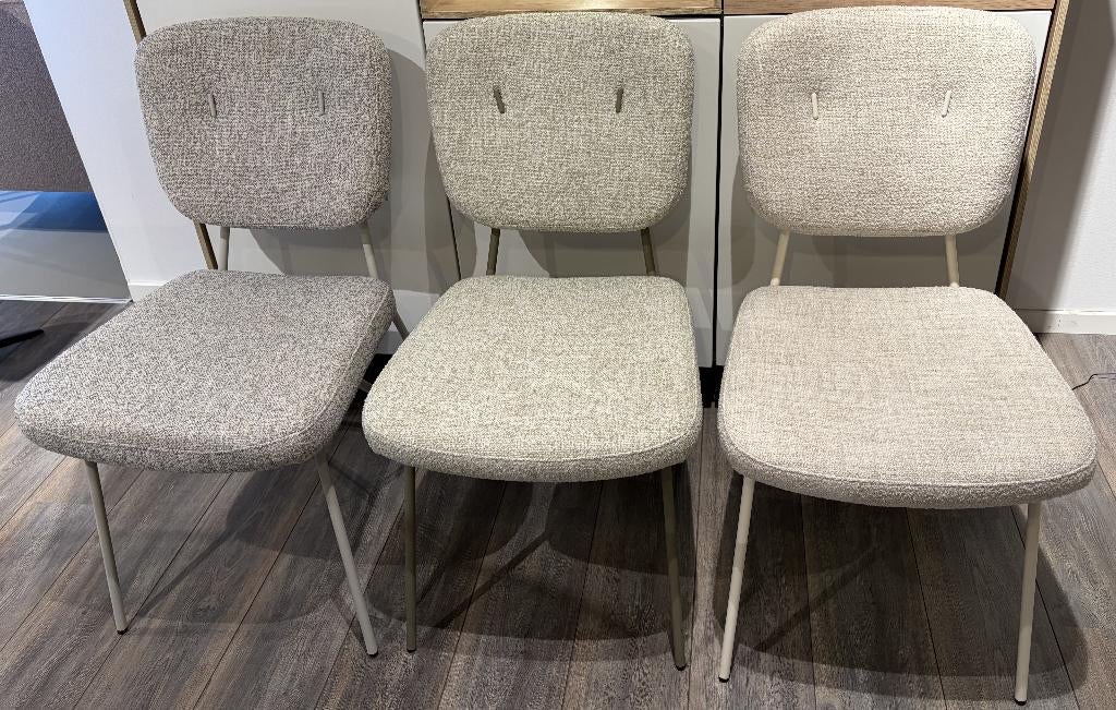 June collectie stoelen, Ophalen, Zo goed als nieuw, Grijs, Vijf, Zes of meer stoelen