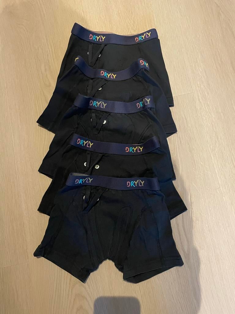 Dryly Ondergoed 122/128- Zwart (5 stuks), Kleding | Heren, Ondergoed, Ophalen of Verzenden, Zwart, Boxer