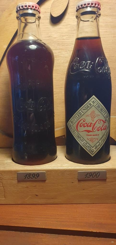 Zeldzame Oude Coca Cola Flesjes - Collectie 1899-1900, Ophalen of Verzenden, Gebruikt, Verpakking
