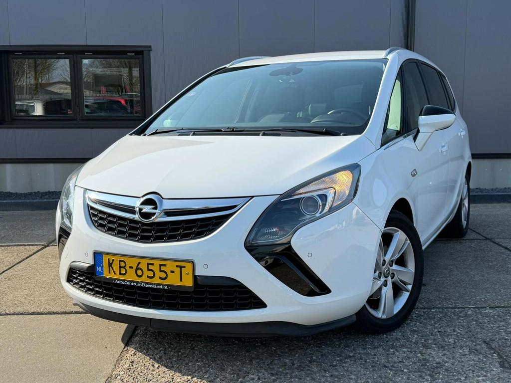 Opel Zafira Tourer 1.4 Blitz 7p. Navi / PDC / trekhaak, Auto's, Opel, Navigatiesysteem, Gebruikt, 4 cilinders, 7 stoelen