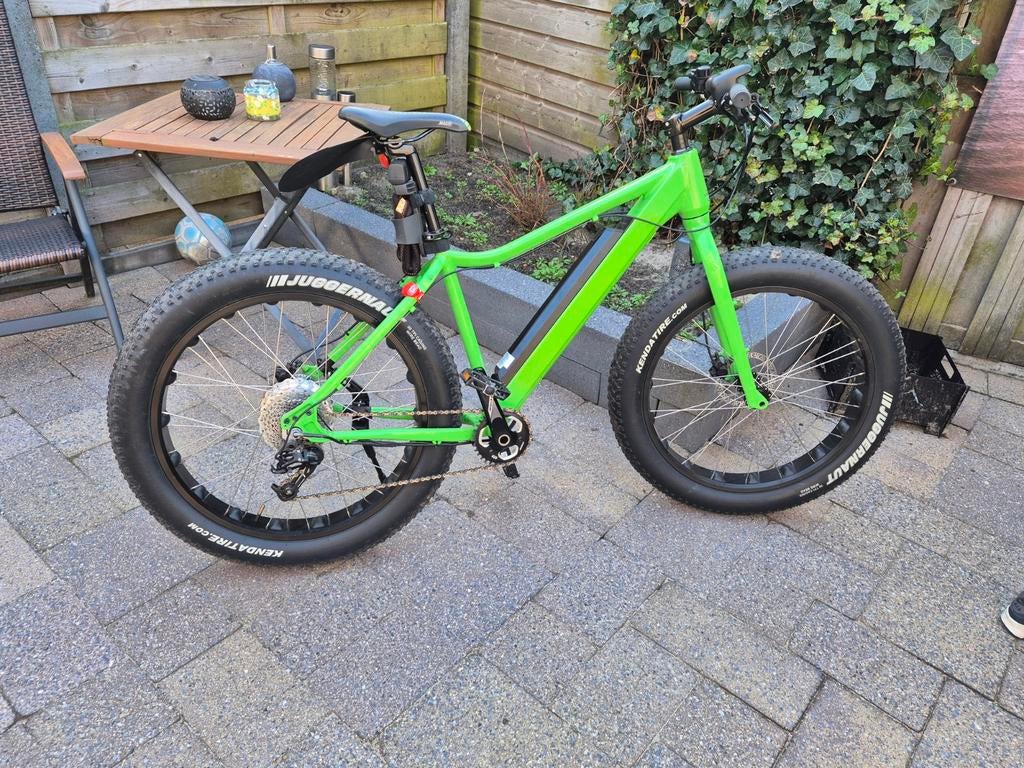 Groene elektrische fatbike / mountainbike, Ophalen, Overige merken