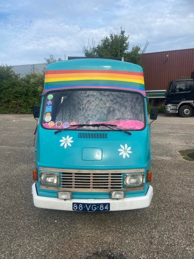 Mercedes-Benz camper 1975, Buscamper of Camperbus, Dakluik, Tot en met 2, Mercedes-Benz