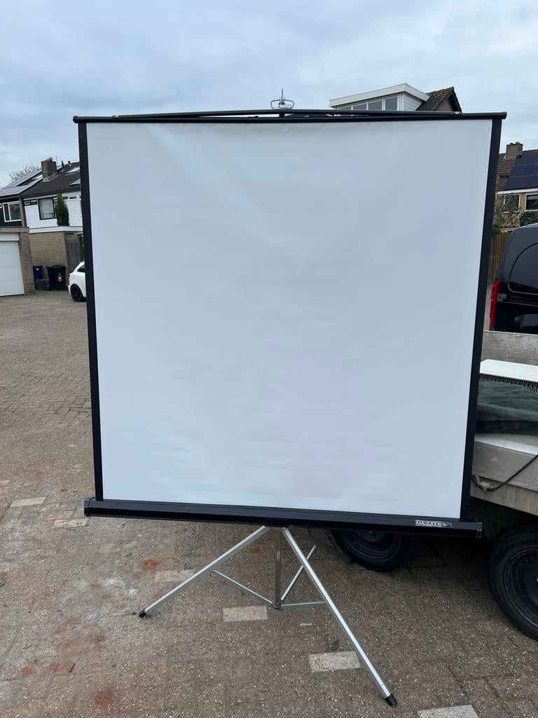 Beamer scherm 170x150cm, Audio, Tv en Foto, Beamers, Ophalen of Verzenden, Gebruikt