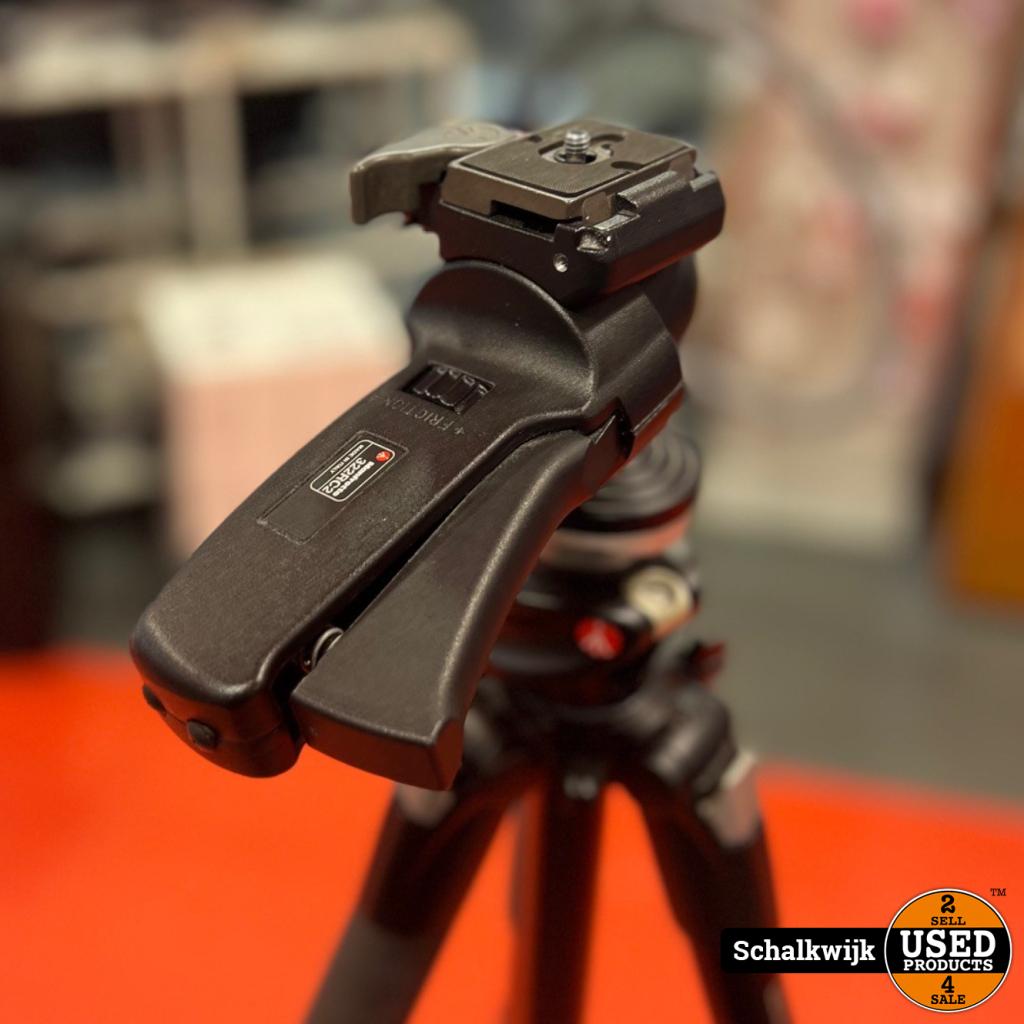 Manfrotto 055xprob Statief met met 322rc2 joystick head, Manfrotto, Zo goed als nieuw, https://www.manfrotto.com/global/contact-us/