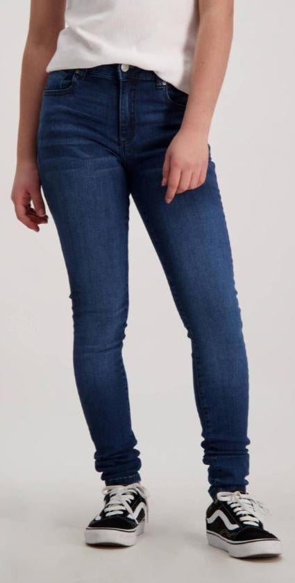 Gave blauwe CARS stretch jeans Nesly maat 12/152., Broek, Zo goed als nieuw, Cars Jeans, Verzenden