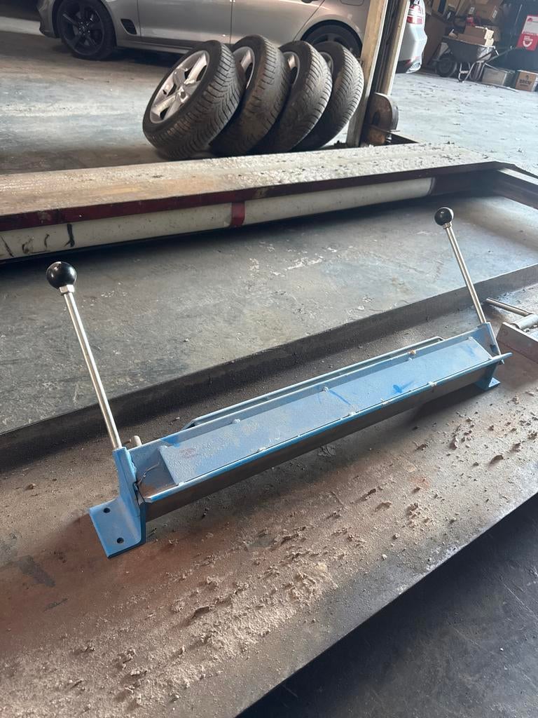 HBM Zetbank 1.2x730mm, max 135 graden hoek, Ophalen, Gebruikt