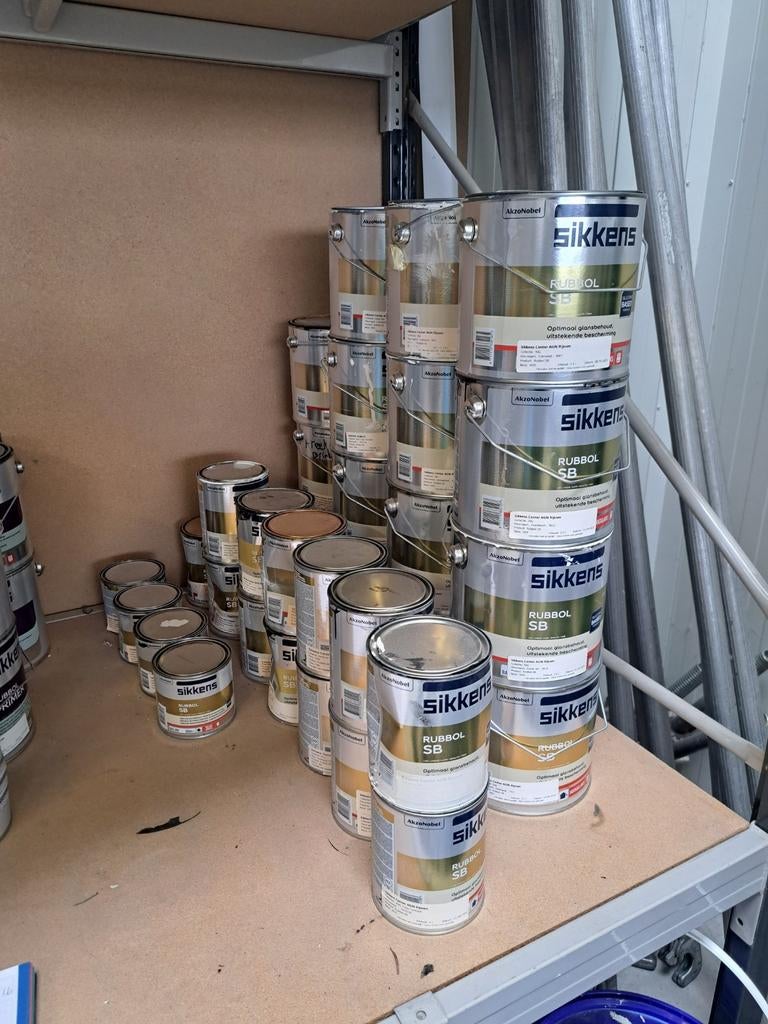 Sikkens Sb buitenverf, Ophalen, Gebruikt, Overige typen