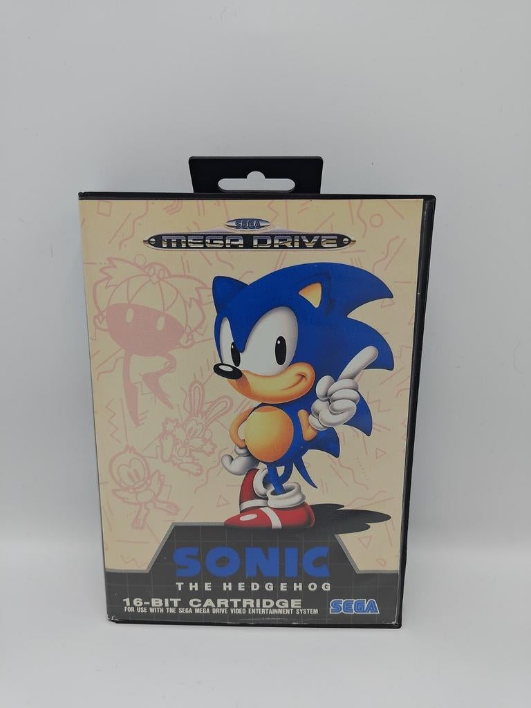 Sonic the Hedgehog CIB PAL Sega Mega Drive, Spelcomputers en Games, Games | Sega, Gebruikt, 1 speler, Ophalen of Verzenden, Vanaf 3 jaar