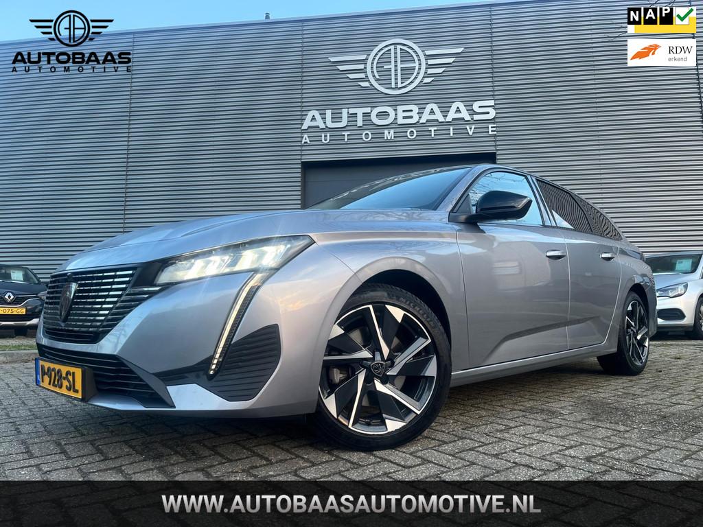 Peugeot 308 SW 1.2 PureTech Allure Pack Business AUTOMAAT+NL, USB, Gebruikt, 1199 cc, Leder en Stof