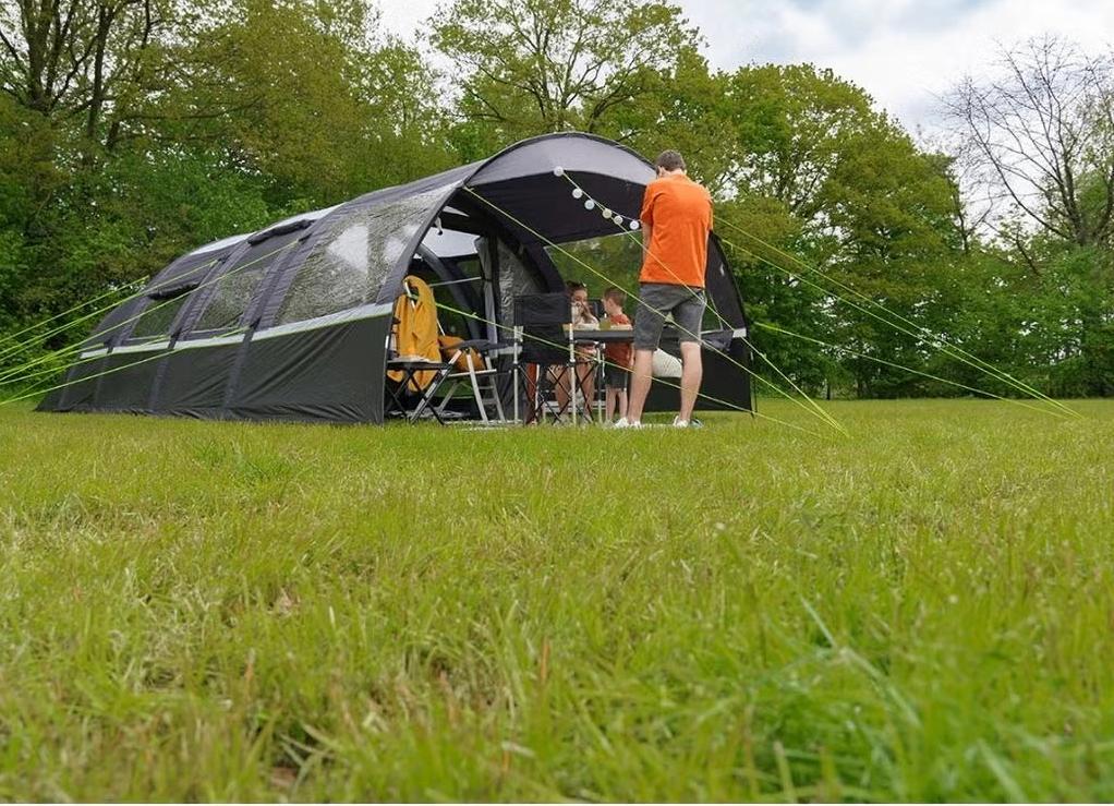Obelink Portico 6 Easy Air tunneltent, Caravans en Kamperen, Tenten, Ophalen, Zo goed als nieuw, Tot en met 6