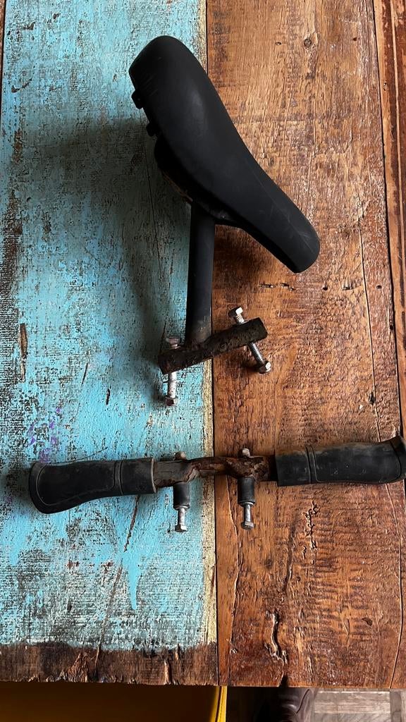 Kinderzitje frame-montage voor Azor mamafiets, Fietsen en Brommers, Fietsonderdelen, Ophalen, Gebruikt, Algemeen, Zadel