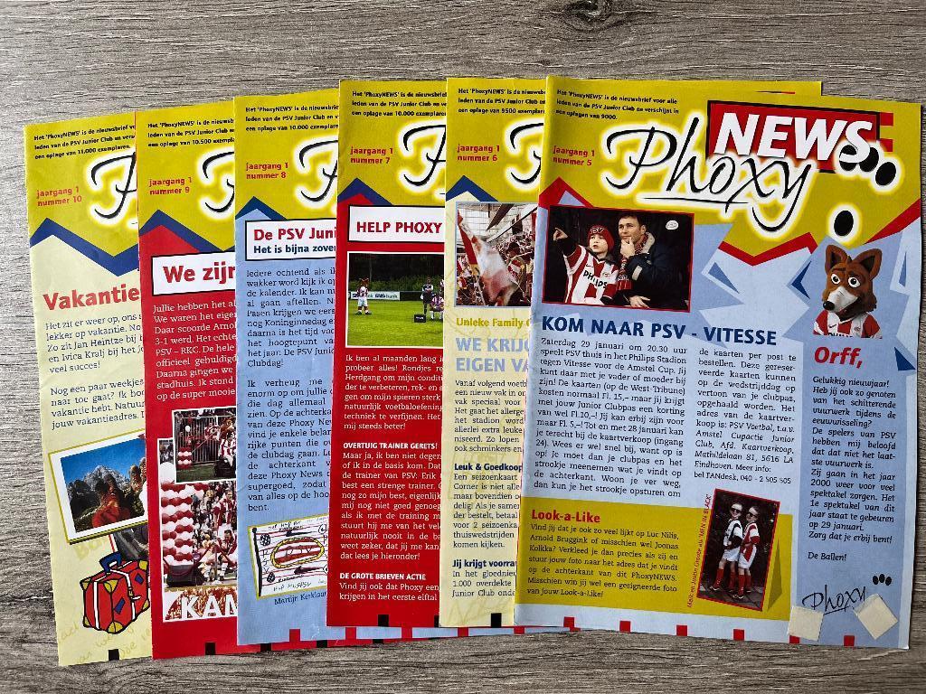 Jaargang 1 PSV Phoxy, Ophalen of Verzenden, Gebruikt, PSV, Boek of Tijdschrift