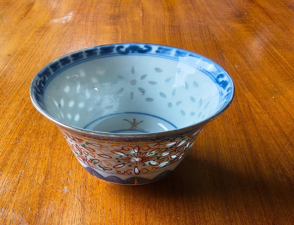 Chinese of Japanse rijstkom, Imari porselein, Ophalen of Verzenden