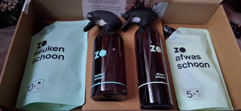ZO Schoonmaakmiddelen Keuken en Afwas Starterspakket, Ophalen of Verzenden, Schoonmaakmiddel