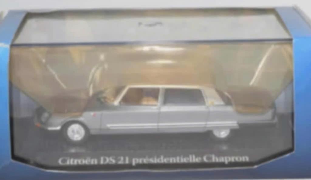 CITROEN DS 21 PRESIDENTIELLE CHAPRON schaal 1/43 ATLAS, Verzenden, Nieuw, Auto, Overige merken
